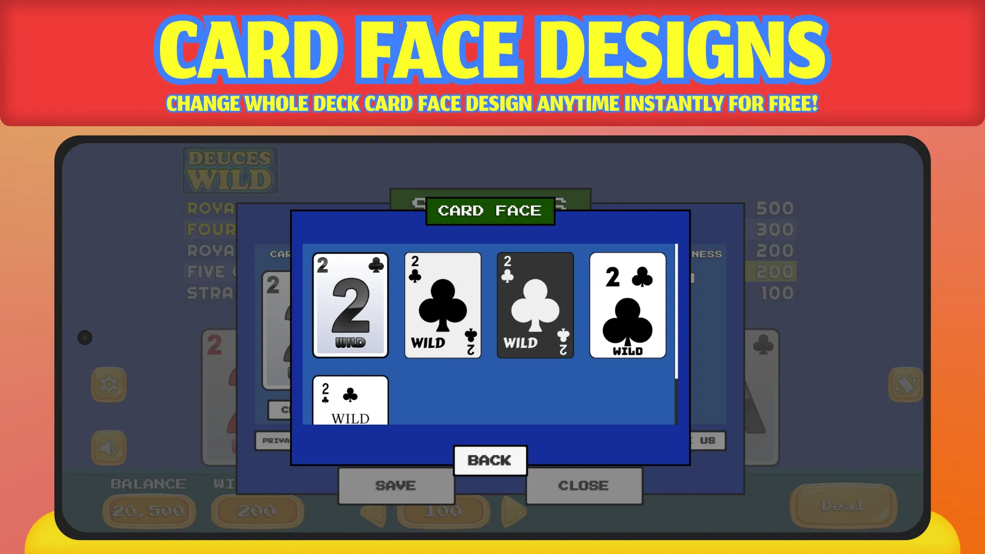 Deuces Wild - Offline | Indus Appstore | Screenshot