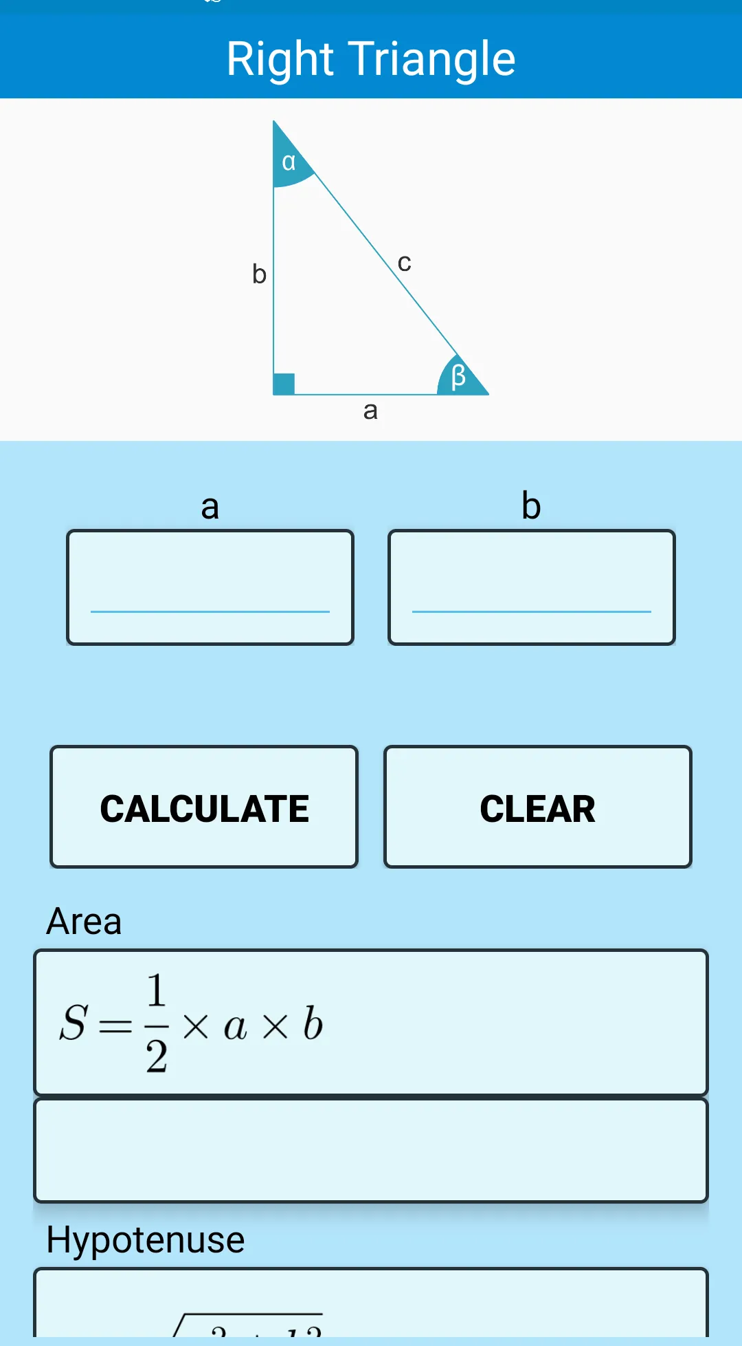 Triangle Calculator | Indus Appstore | Screenshot