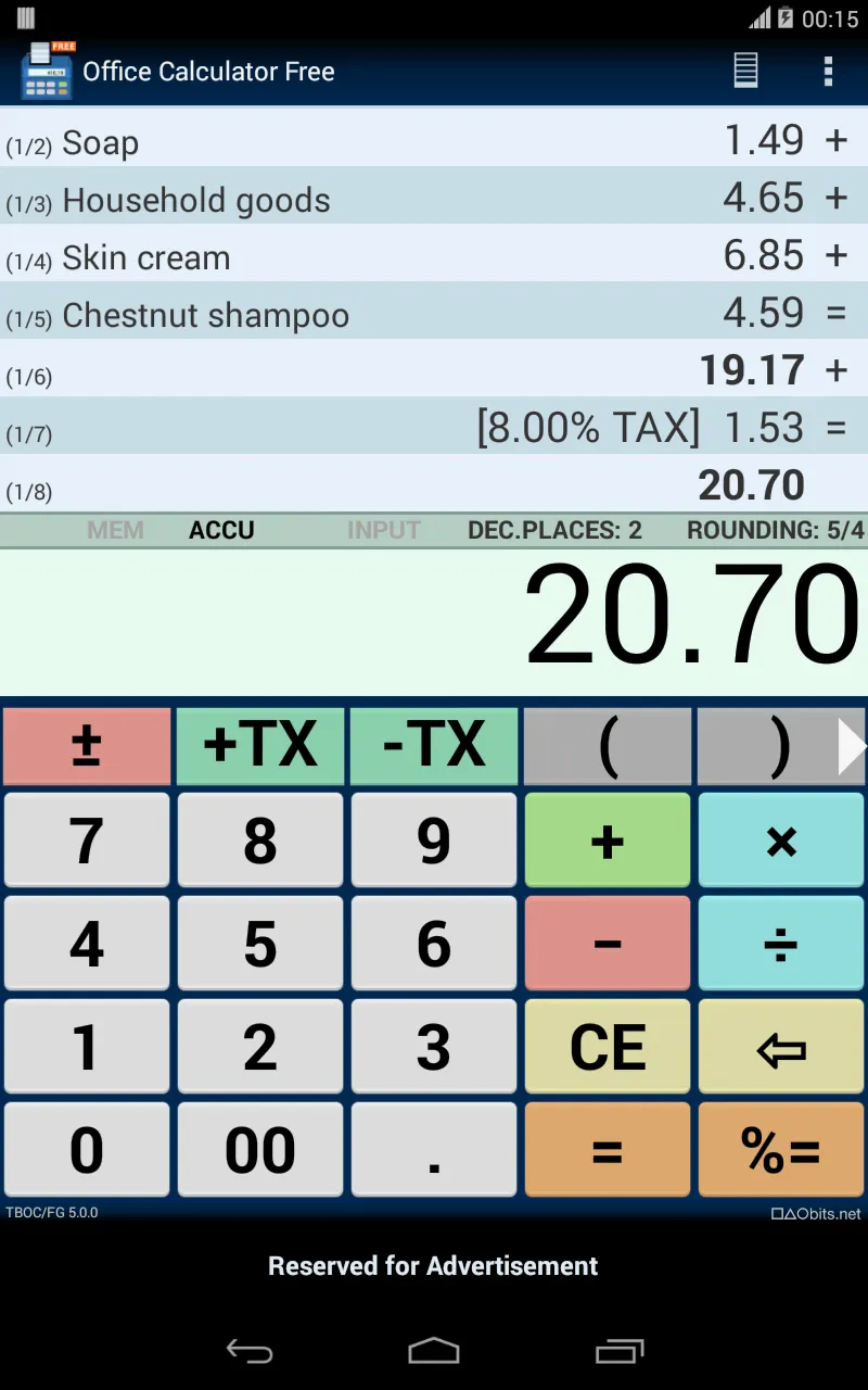 Office Calculator | Indus Appstore | Screenshot