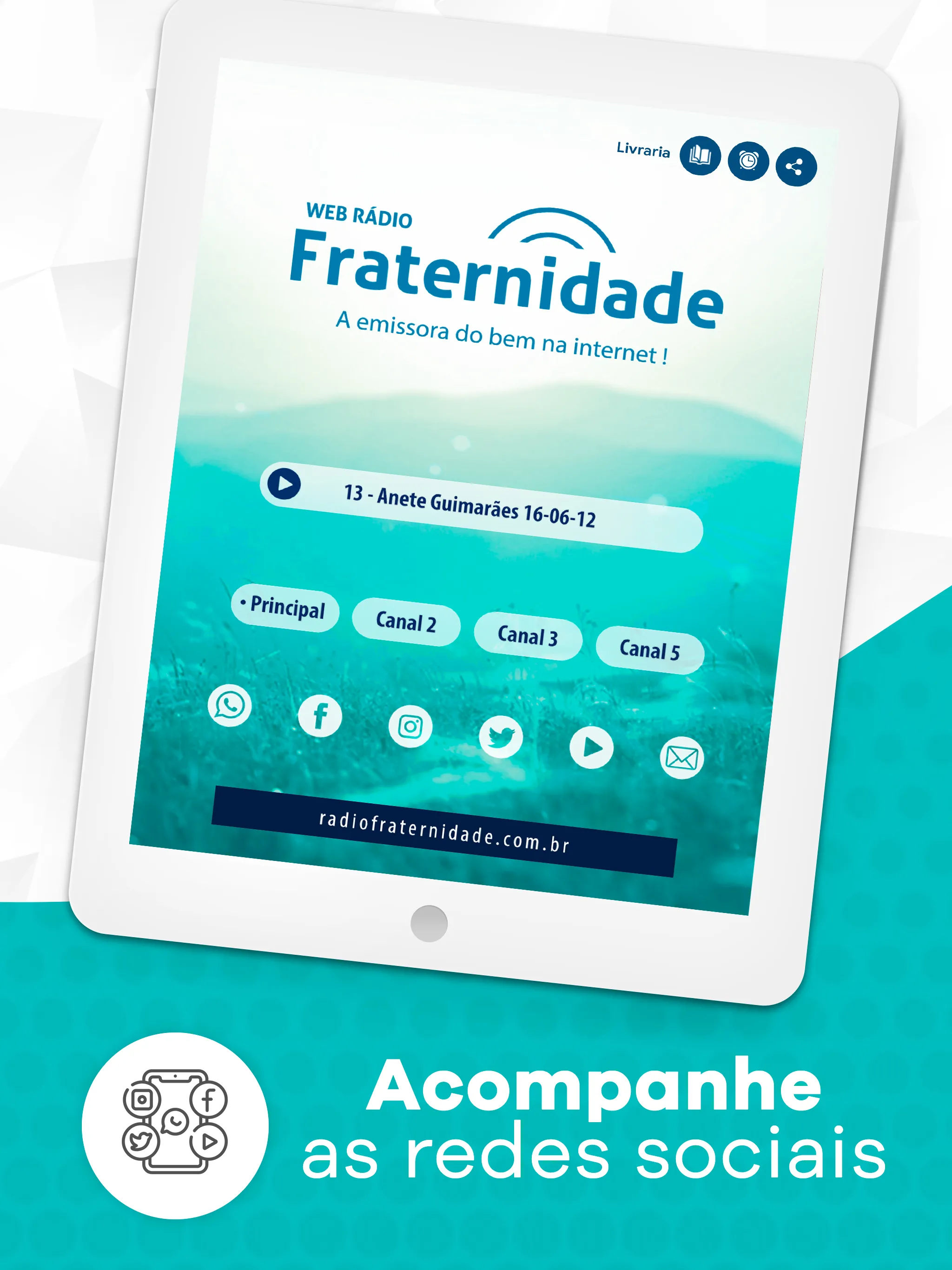 Web Radio Fraternidade | Indus Appstore | Screenshot