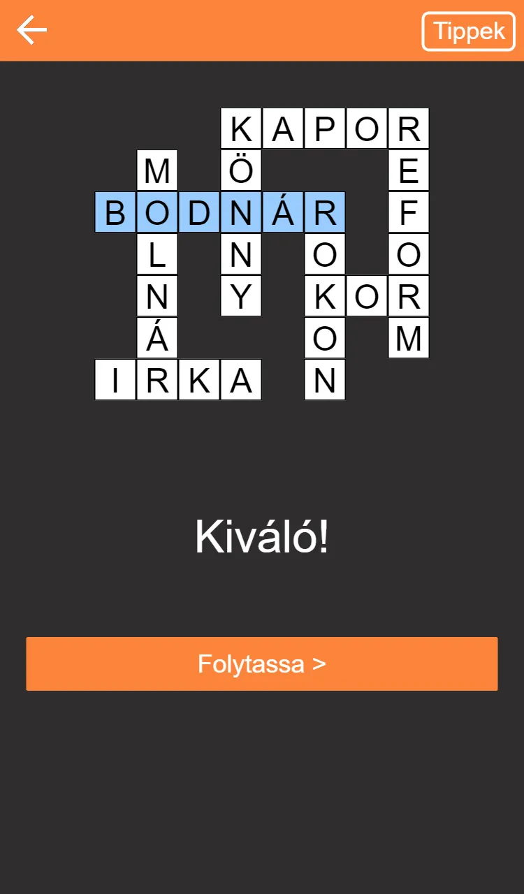 Keresztrejtvény | Indus Appstore | Screenshot
