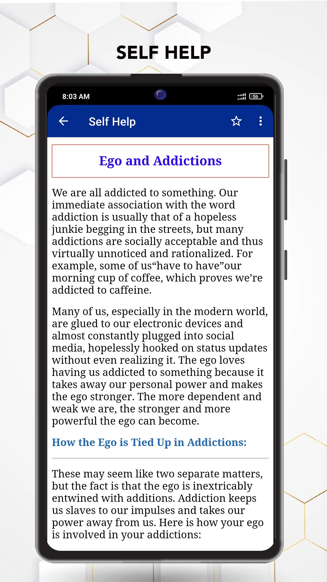 Self Help The Destructive Ego | Indus Appstore | Screenshot