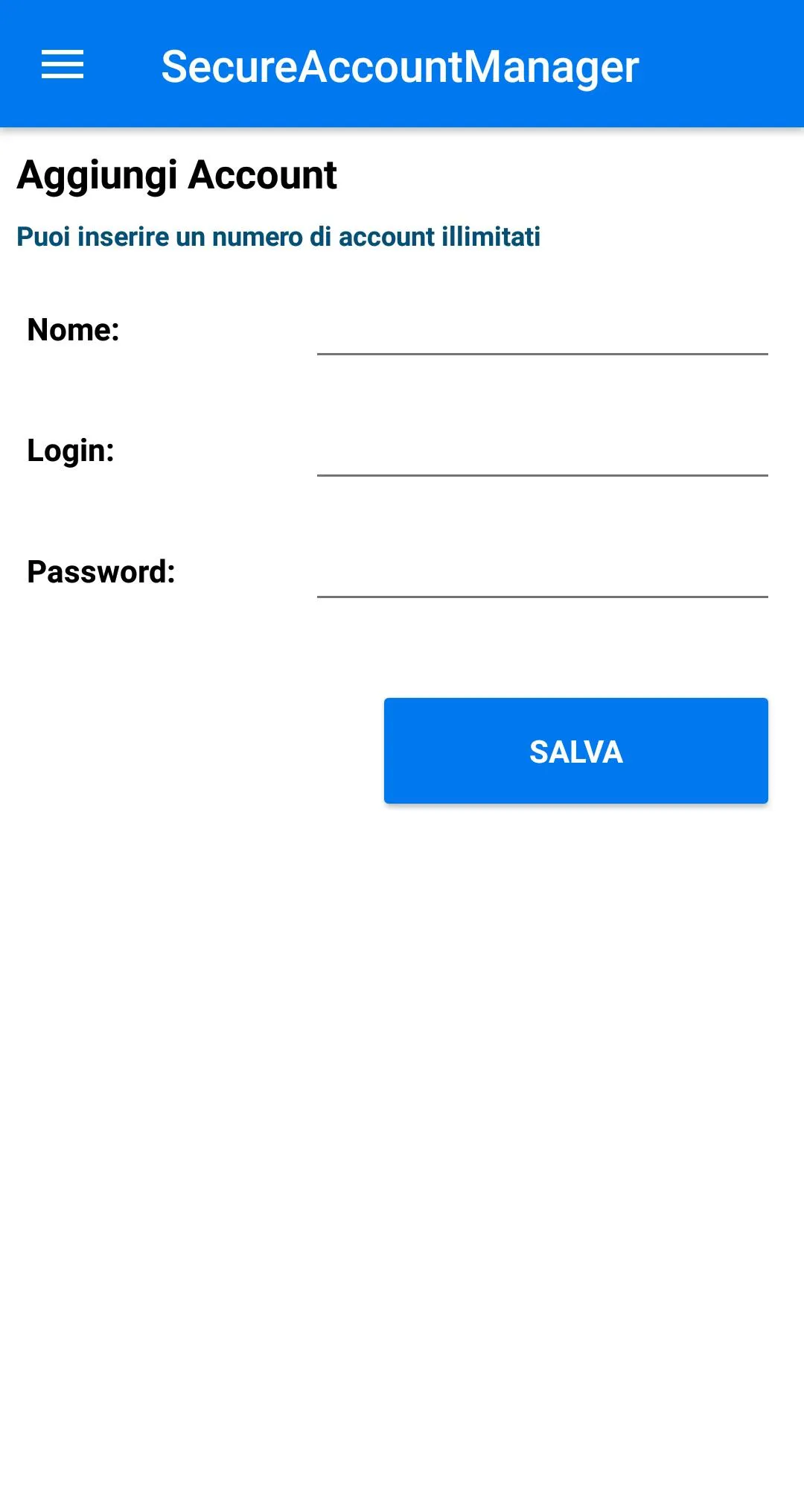 Secure Account Manager | Indus Appstore | Screenshot