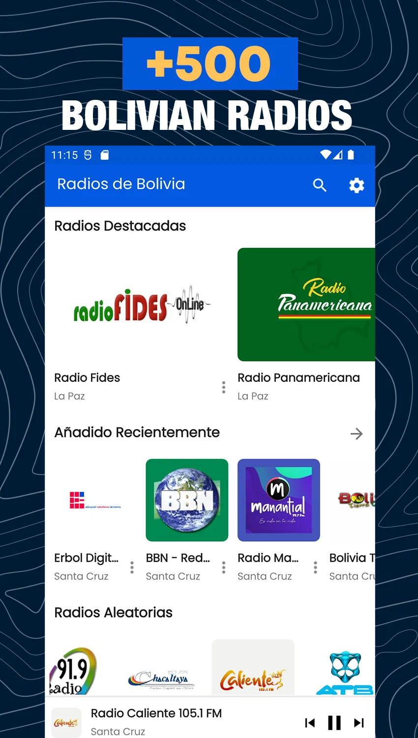 Bolivian Radio Stations Online | Indus Appstore | Screenshot