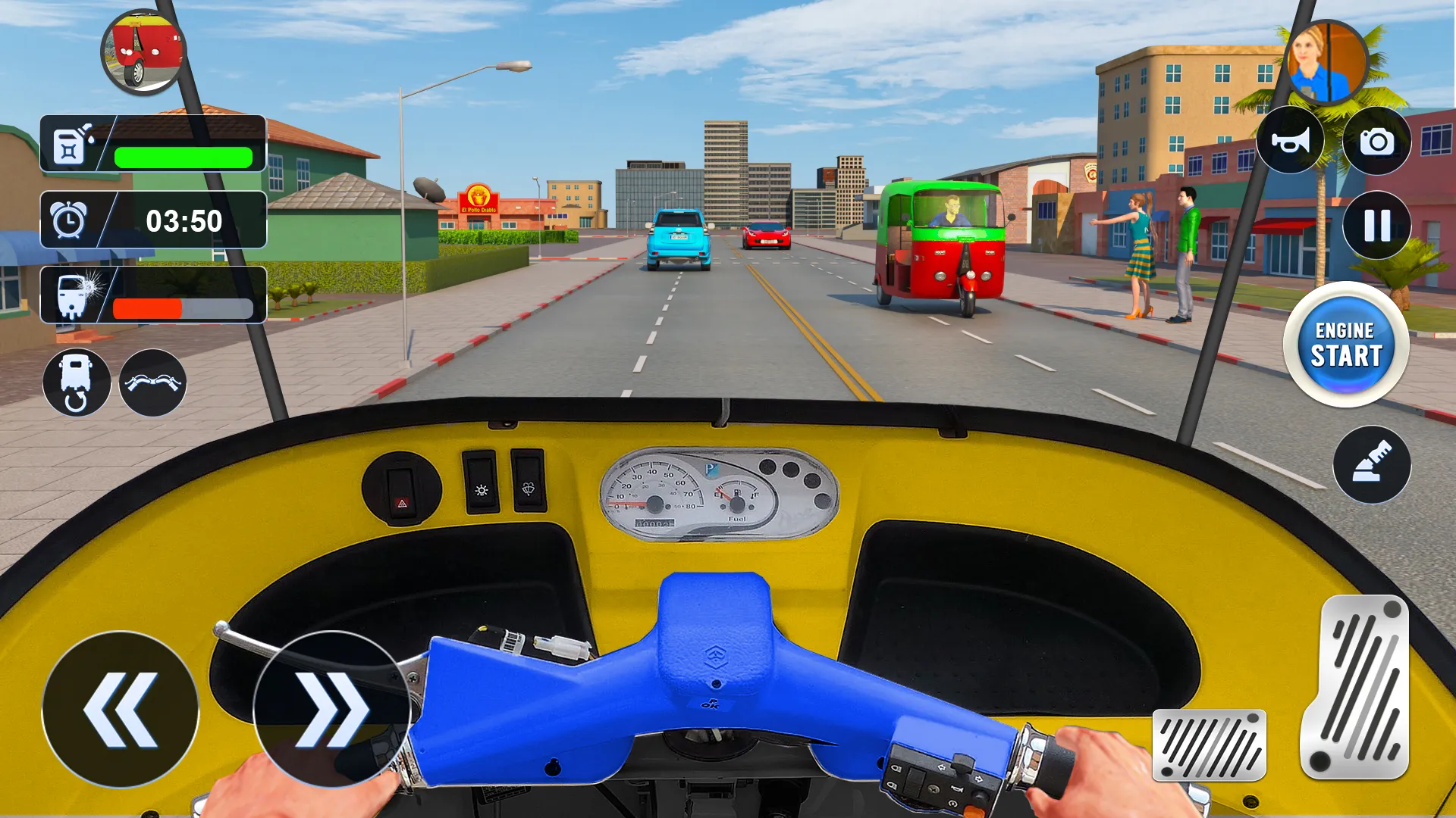 Tuk Tuk Auto Driving Games 3D | Indus Appstore | Screenshot