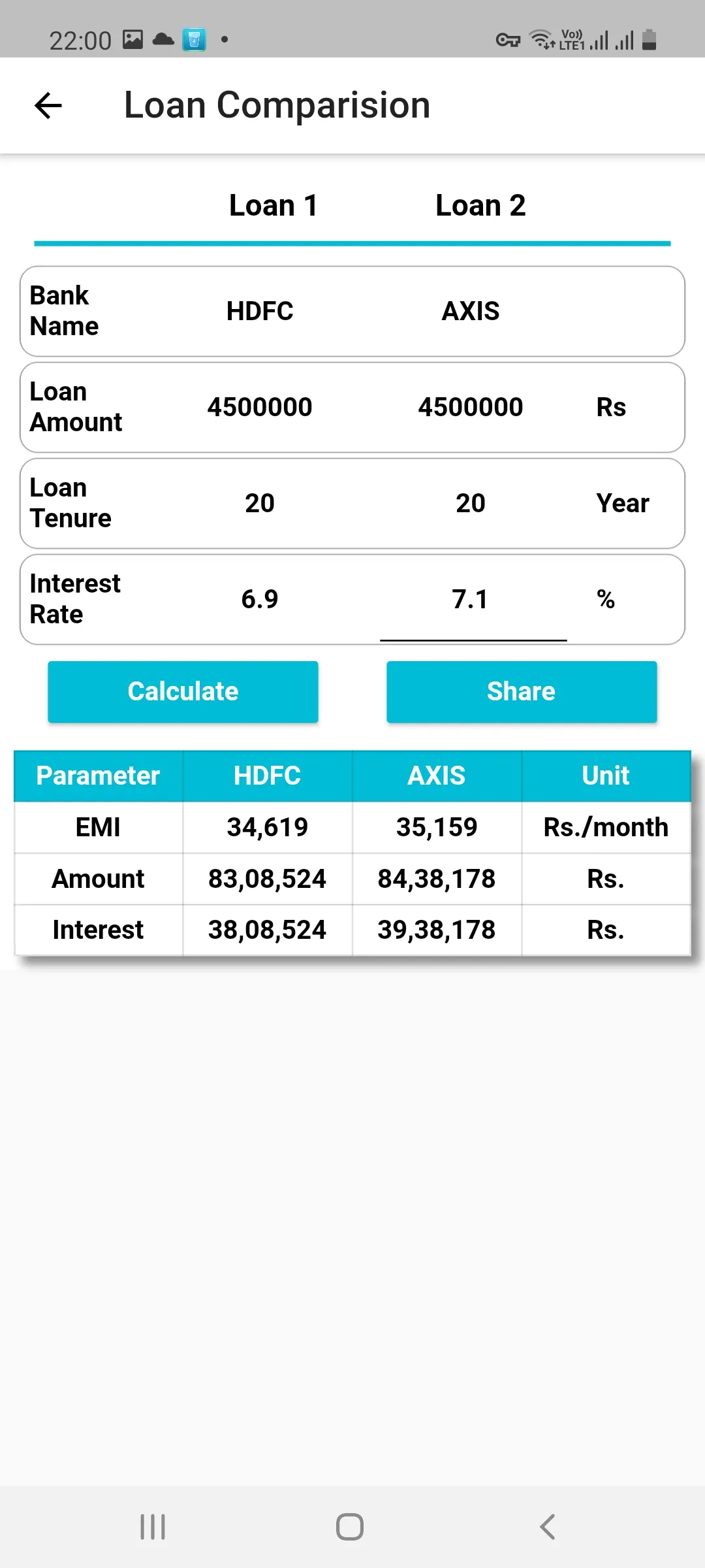 Real Estate Calculator | Indus Appstore | Screenshot