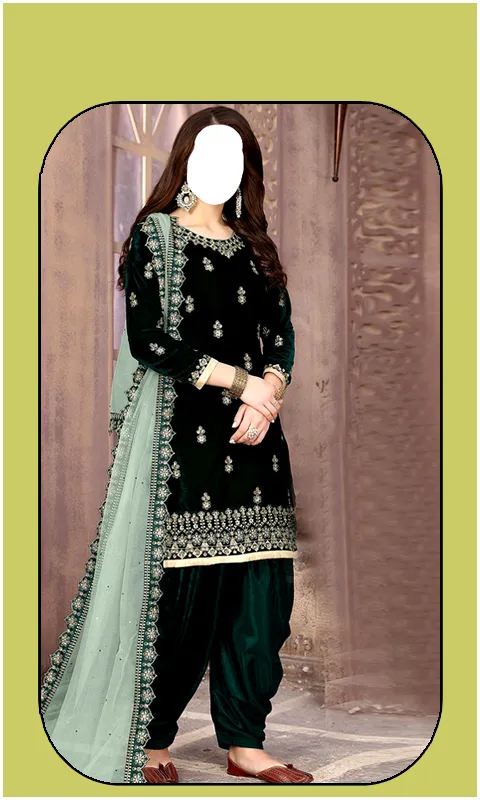 Women Patiyala Dress PhotoSuit | Indus Appstore | Screenshot