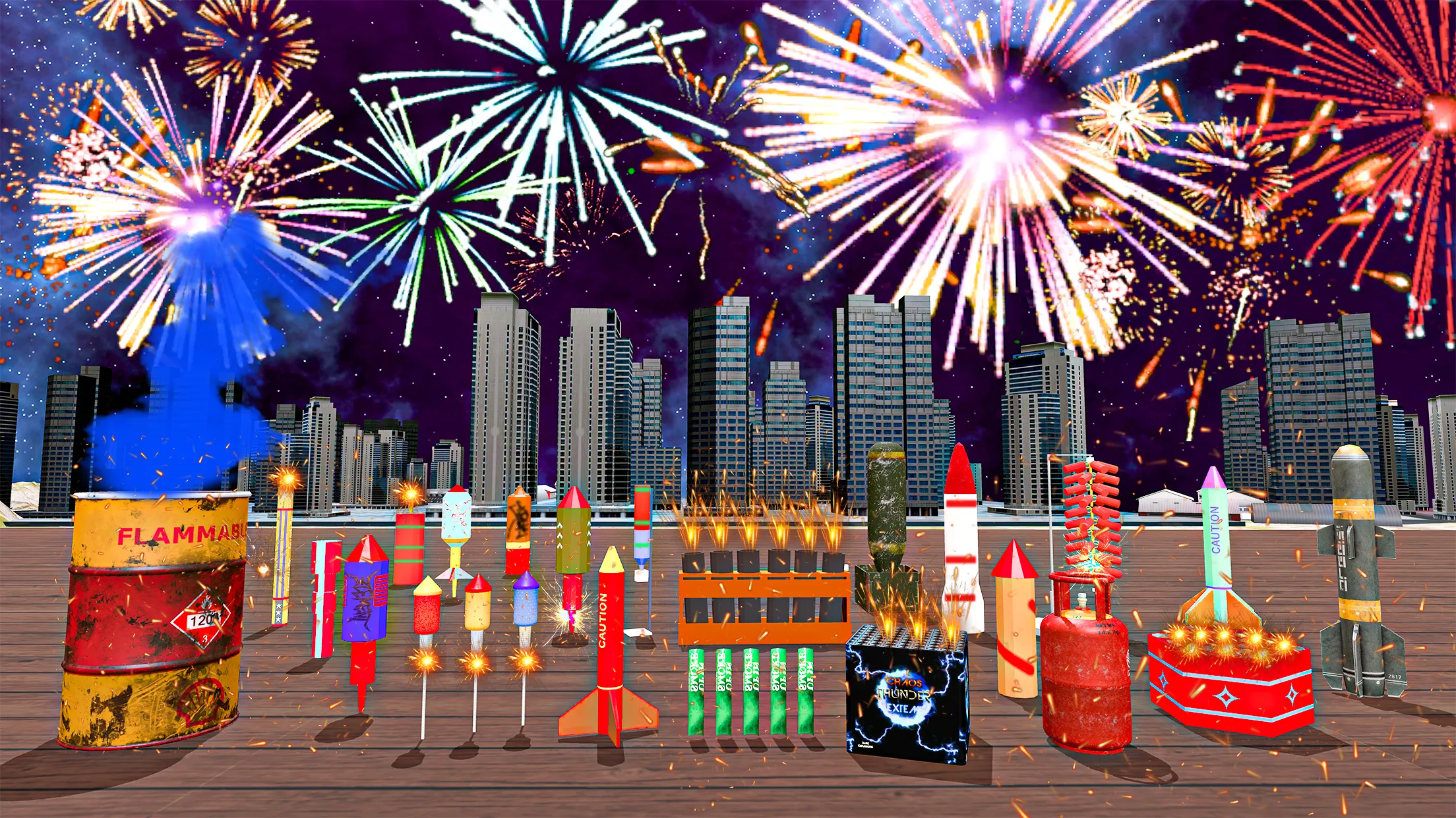 Fireworks Games Simulator 2024 | Indus Appstore | Screenshot