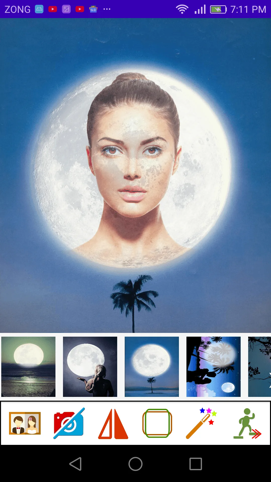 Romantic Moon Photo Montage | Indus Appstore | Screenshot