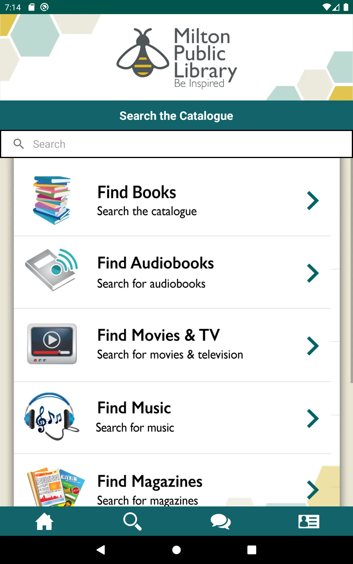 Milton Public Library | Indus Appstore | Screenshot