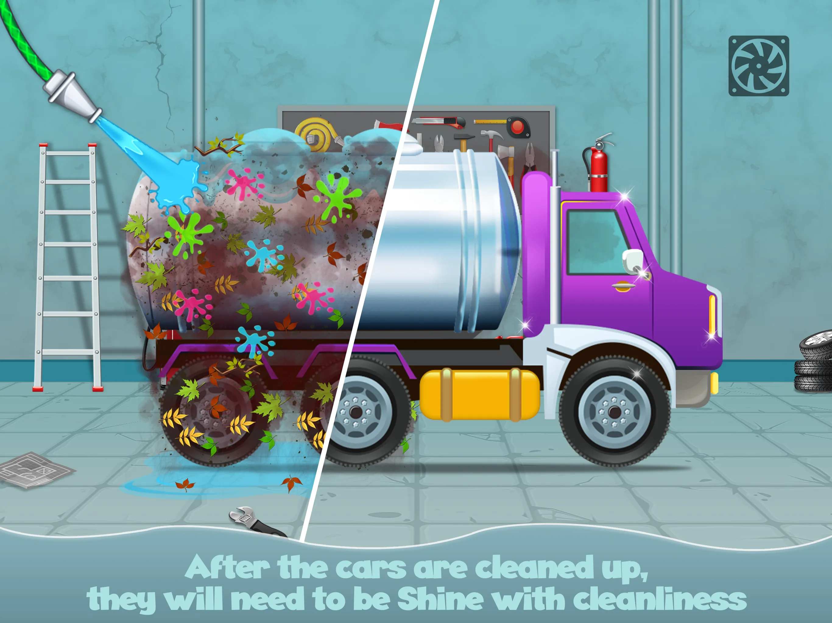 Baby Car Wash Garage Games | Indus Appstore | Screenshot