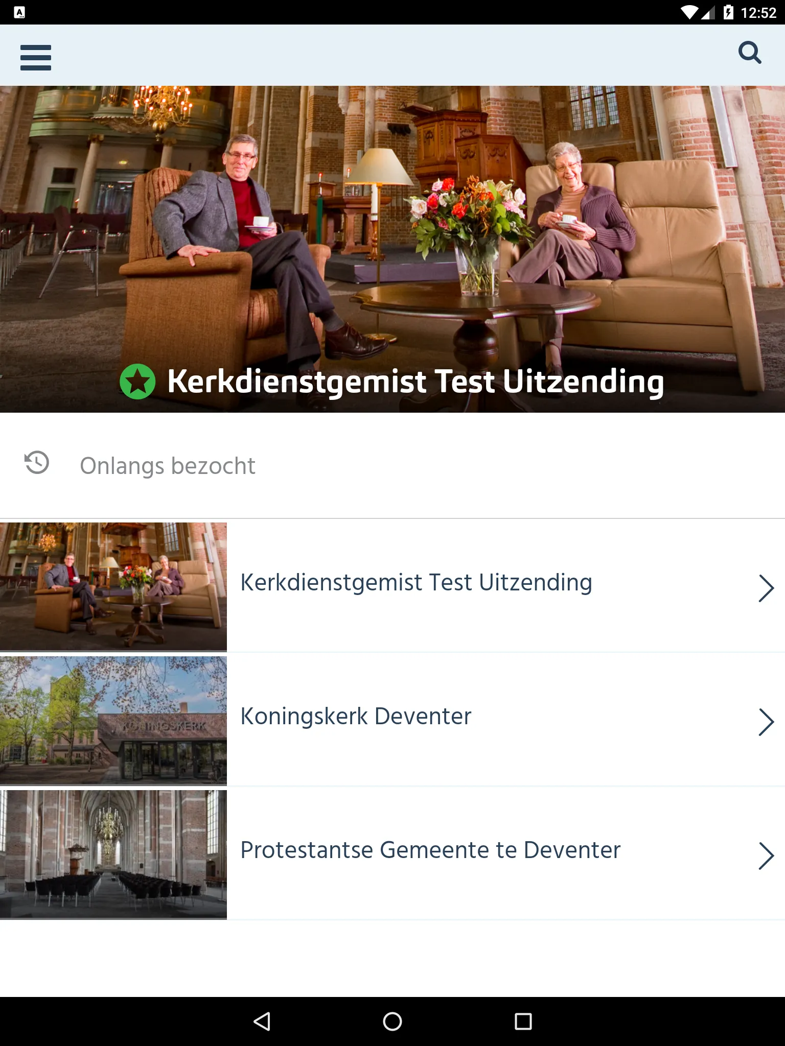 Kerkdienst Gemist | Indus Appstore | Screenshot