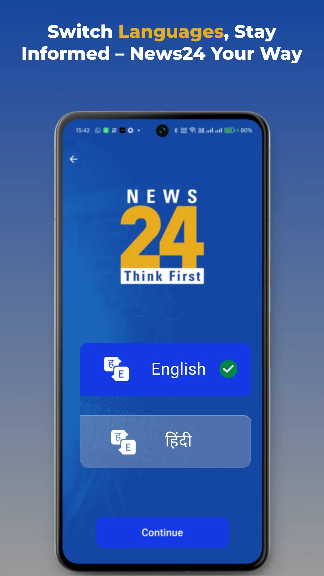 News 24 : Latest News In India | Indus Appstore | Screenshot