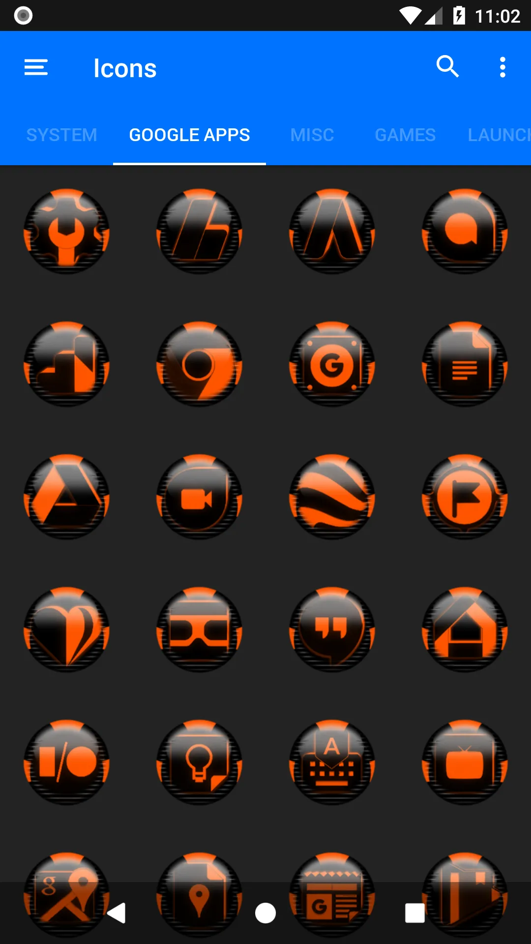 Orange Icon Pack Style 6 | Indus Appstore | Screenshot