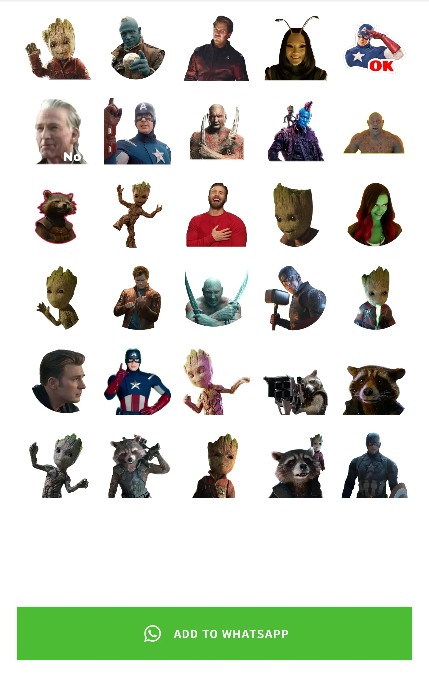 Superhero Stickers - WASticker | Indus Appstore | Screenshot