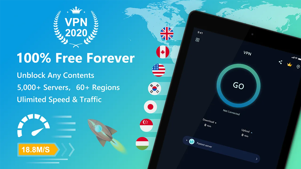 Free VPN Super™ -Fast & Secure | Indus Appstore | Screenshot