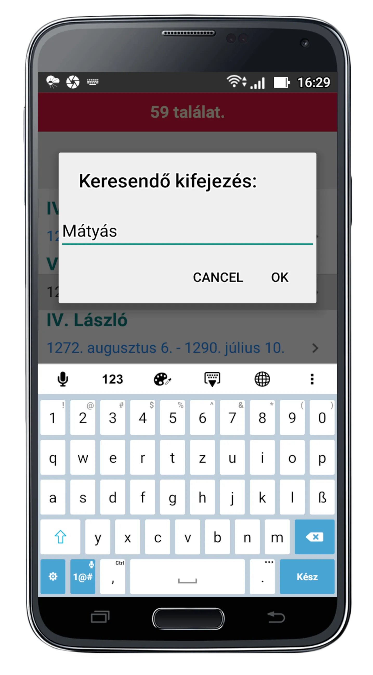 Magyar Uralkodók | Indus Appstore | Screenshot