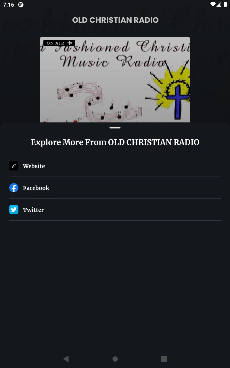 OLD CHRISTIAN RADIO | Indus Appstore | Screenshot