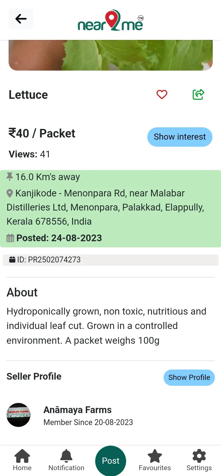 Near2Me - Nearby Classifieds | Indus Appstore | Screenshot