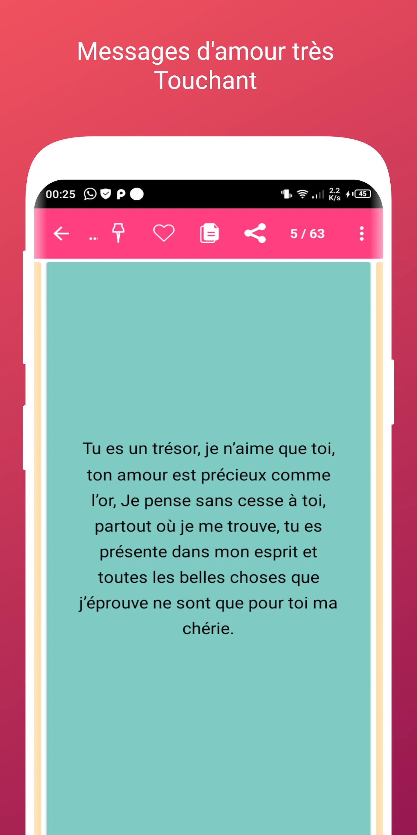 SMS D'amour Très Touchant 2024 | Indus Appstore | Screenshot