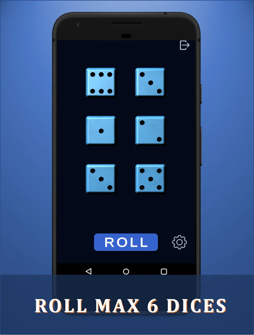 Dice rolling - 3D dice roller | Indus Appstore | Screenshot