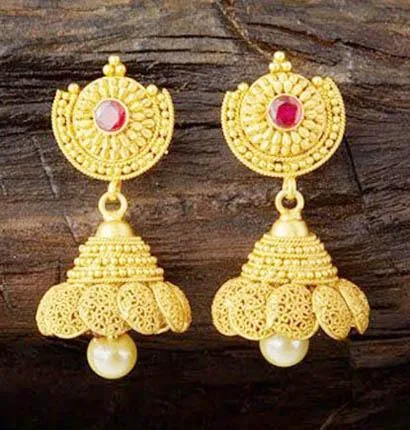 Gold Jhumka Design | Indus Appstore | Screenshot