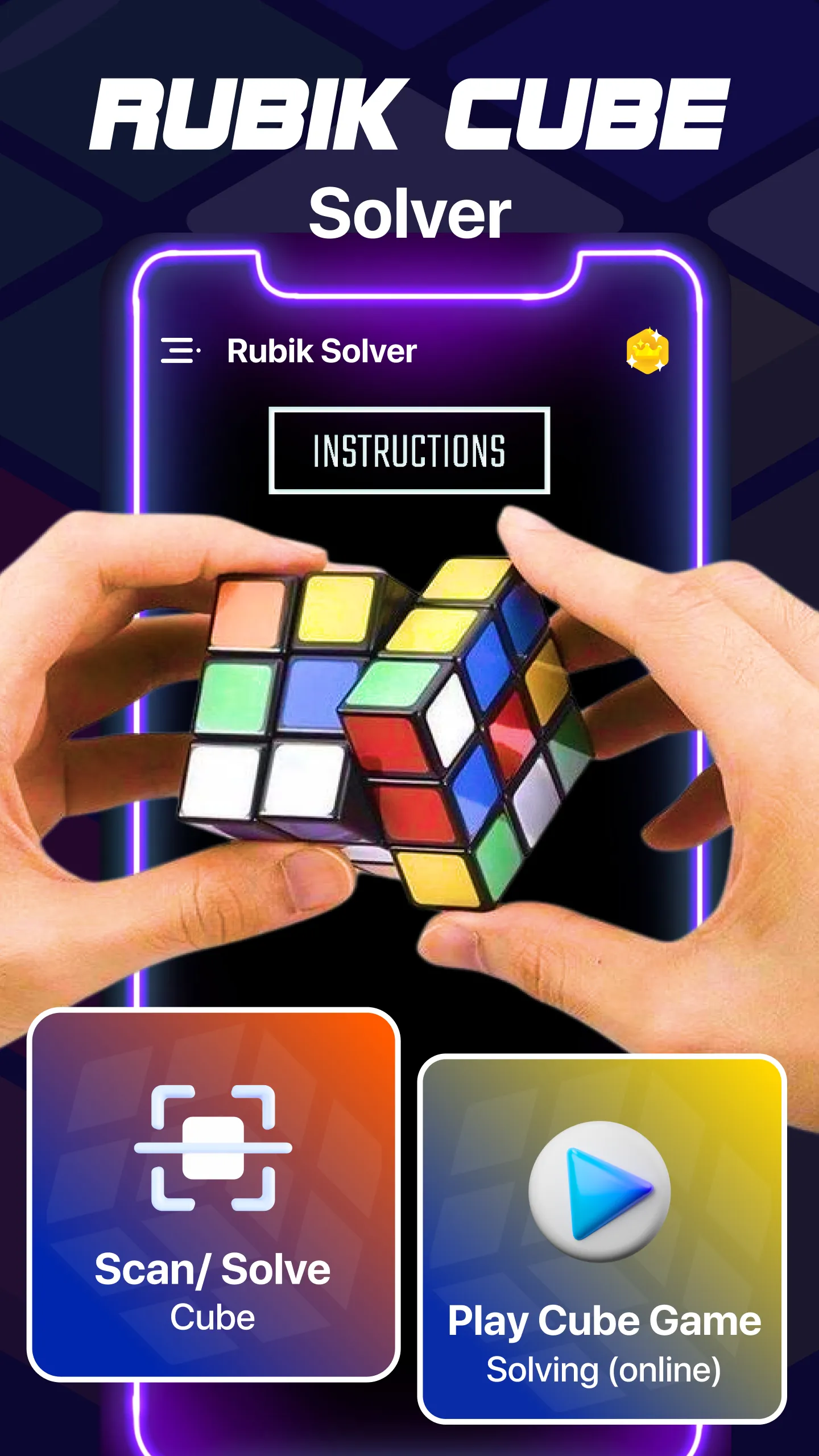 Rubik's Cube Puzzle Solver app | Indus Appstore | Screenshot