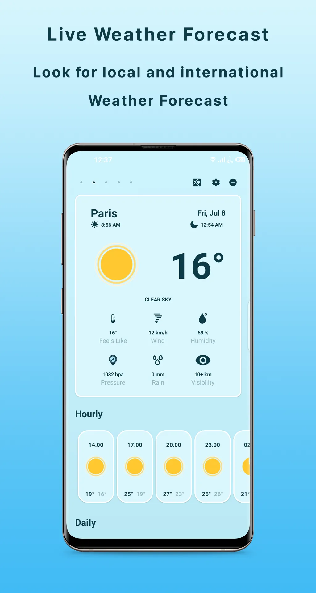 Live Weather Forecast | Indus Appstore | Screenshot