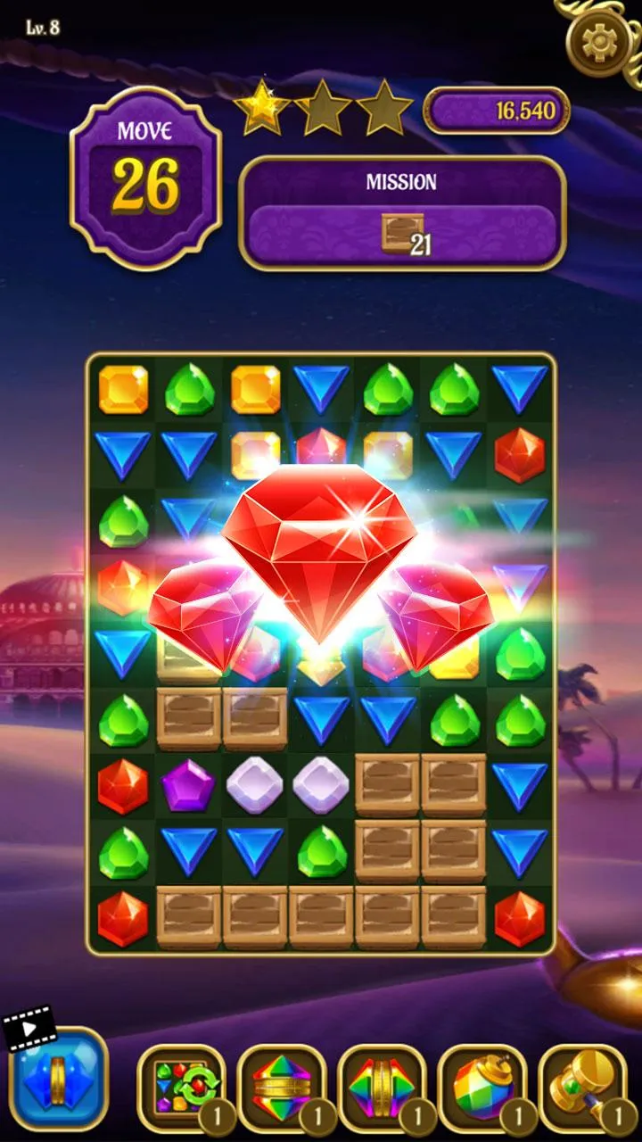 Magic Lamp - Match 3 Adventure | Indus Appstore | Screenshot