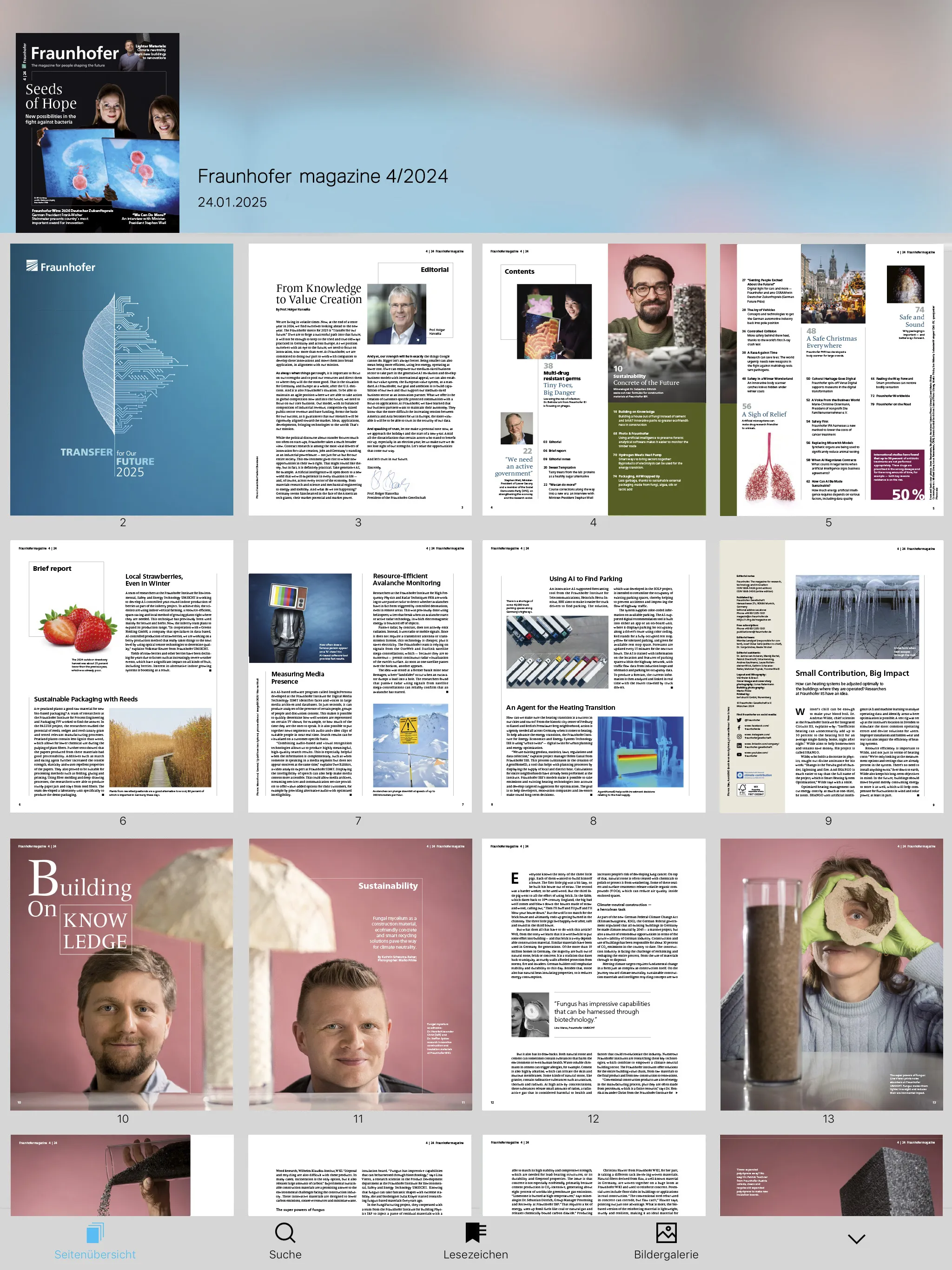 Fraunhofer-Magazin | Indus Appstore | Screenshot