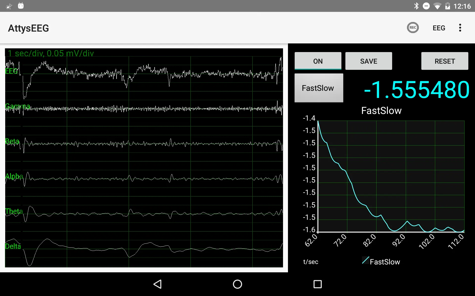 AttysEEG | Indus Appstore | Screenshot