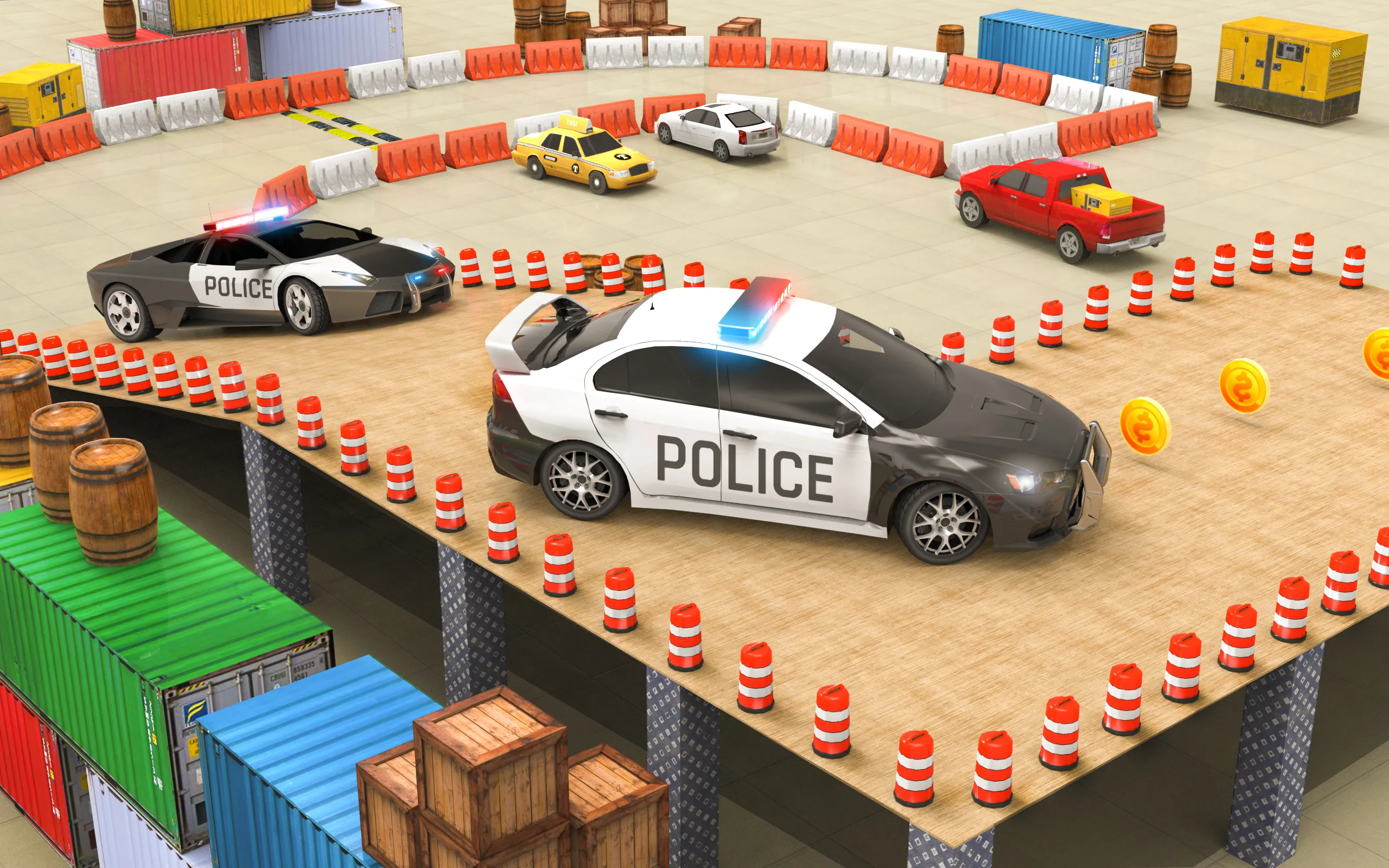 Police Car Parking School Game | Indus Appstore | Screenshot