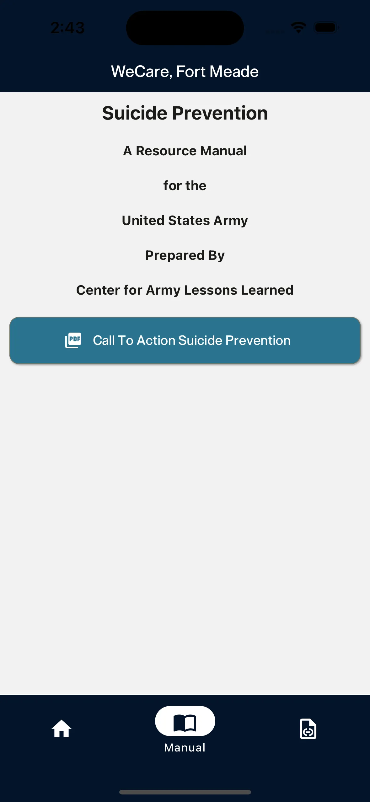 WeCare, Fort Meade | Indus Appstore | Screenshot