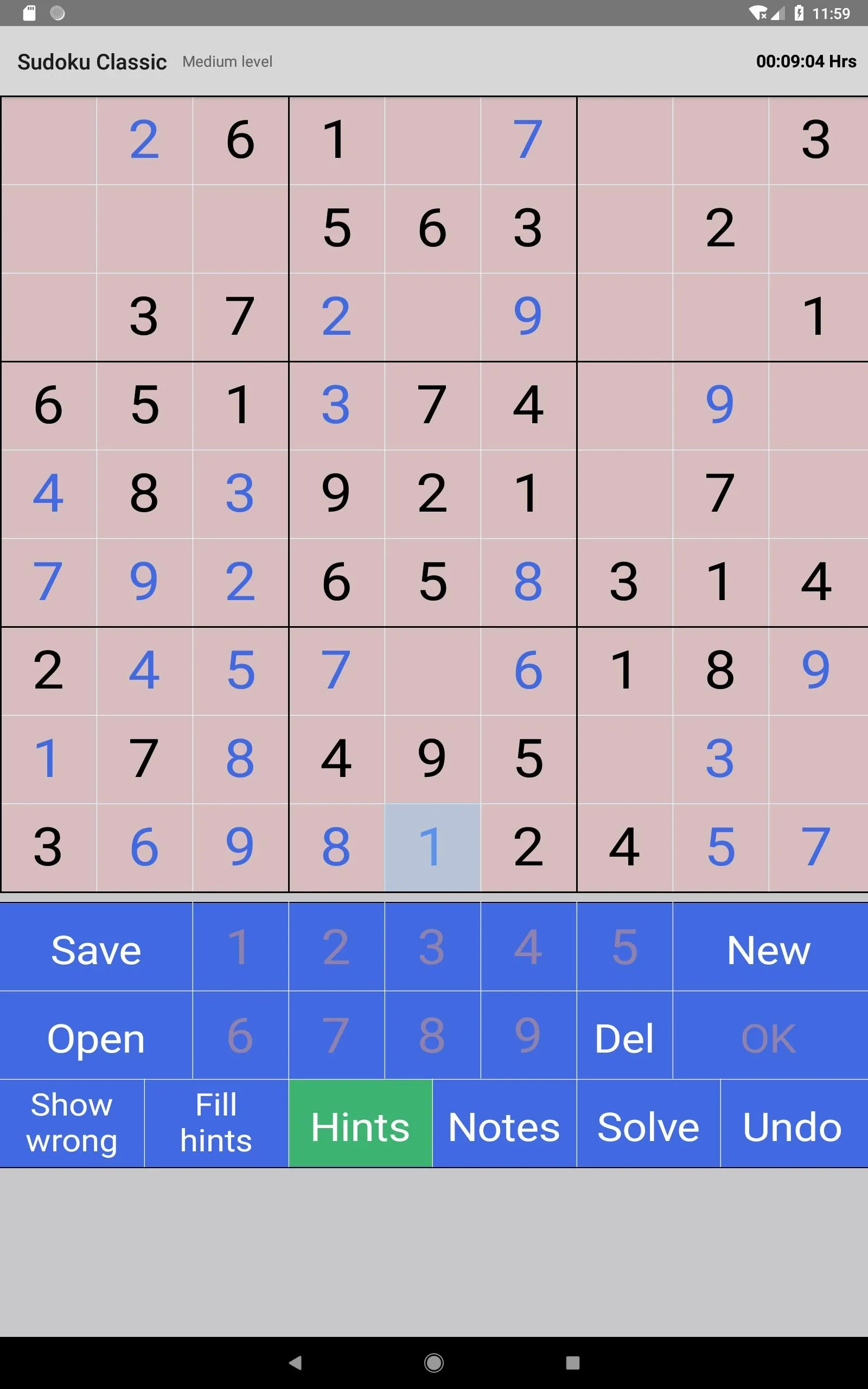 Sudoku Classic | Indus Appstore | Screenshot