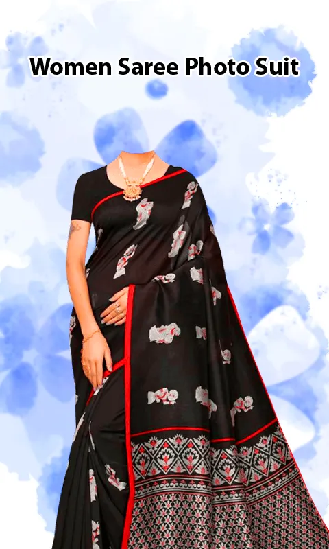 Women Saree Photo Suit | Indus Appstore | Screenshot