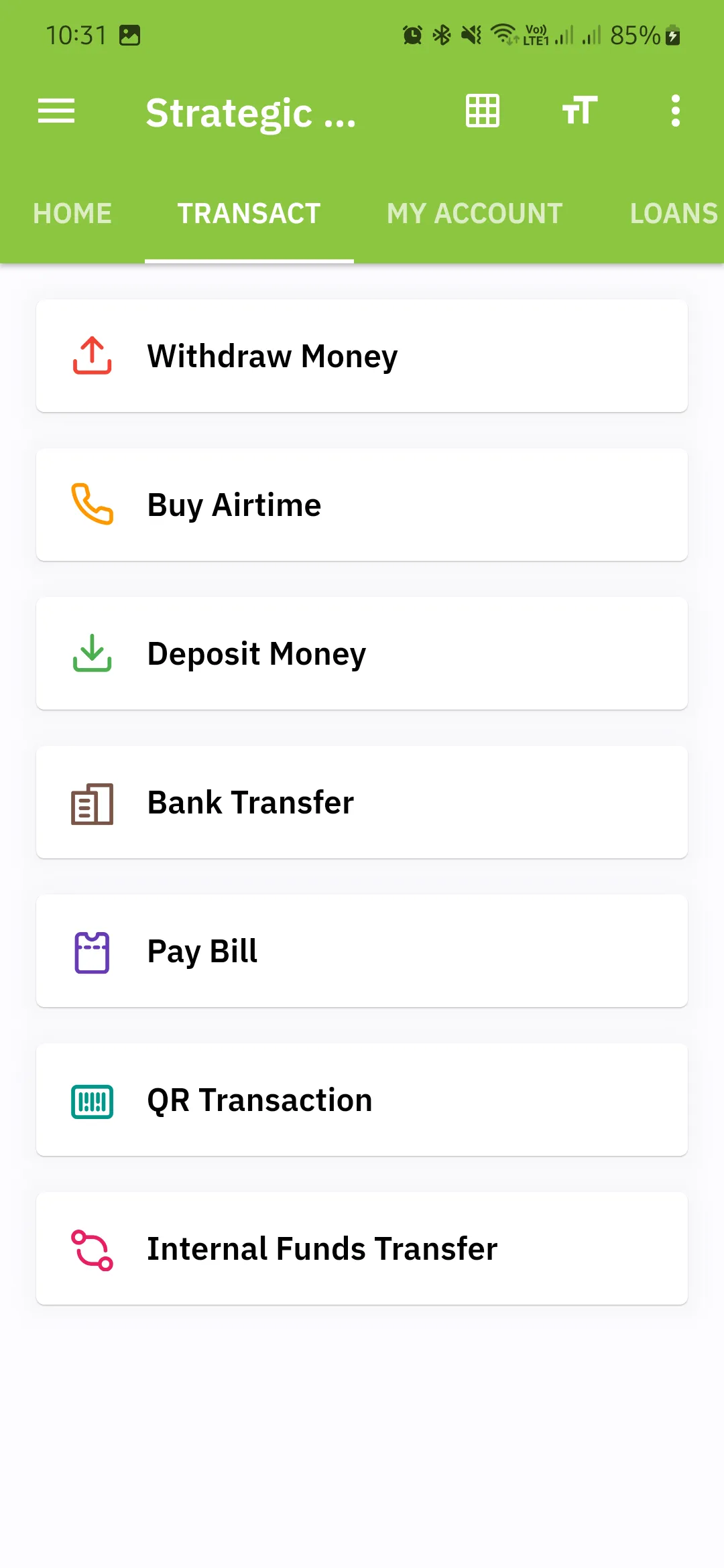 Strategic M-Cash | Indus Appstore | Screenshot