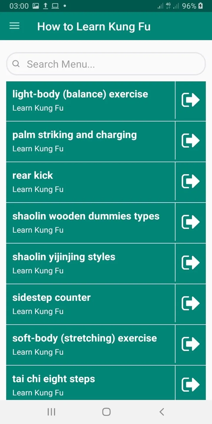 Learn Kung Fu at Home | Indus Appstore | Screenshot