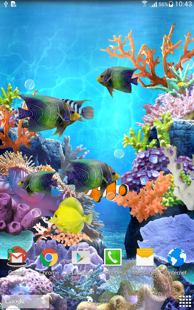 Coral Fish Live Wallpaper | Indus Appstore | Screenshot