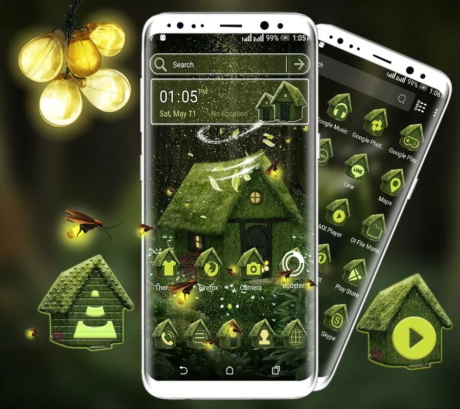 Forest  House Launcher Theme | Indus Appstore | Screenshot