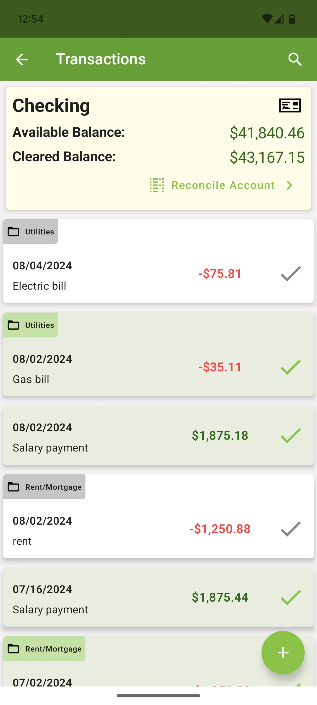 ClearCheckbook Money Manager | Indus Appstore | Screenshot