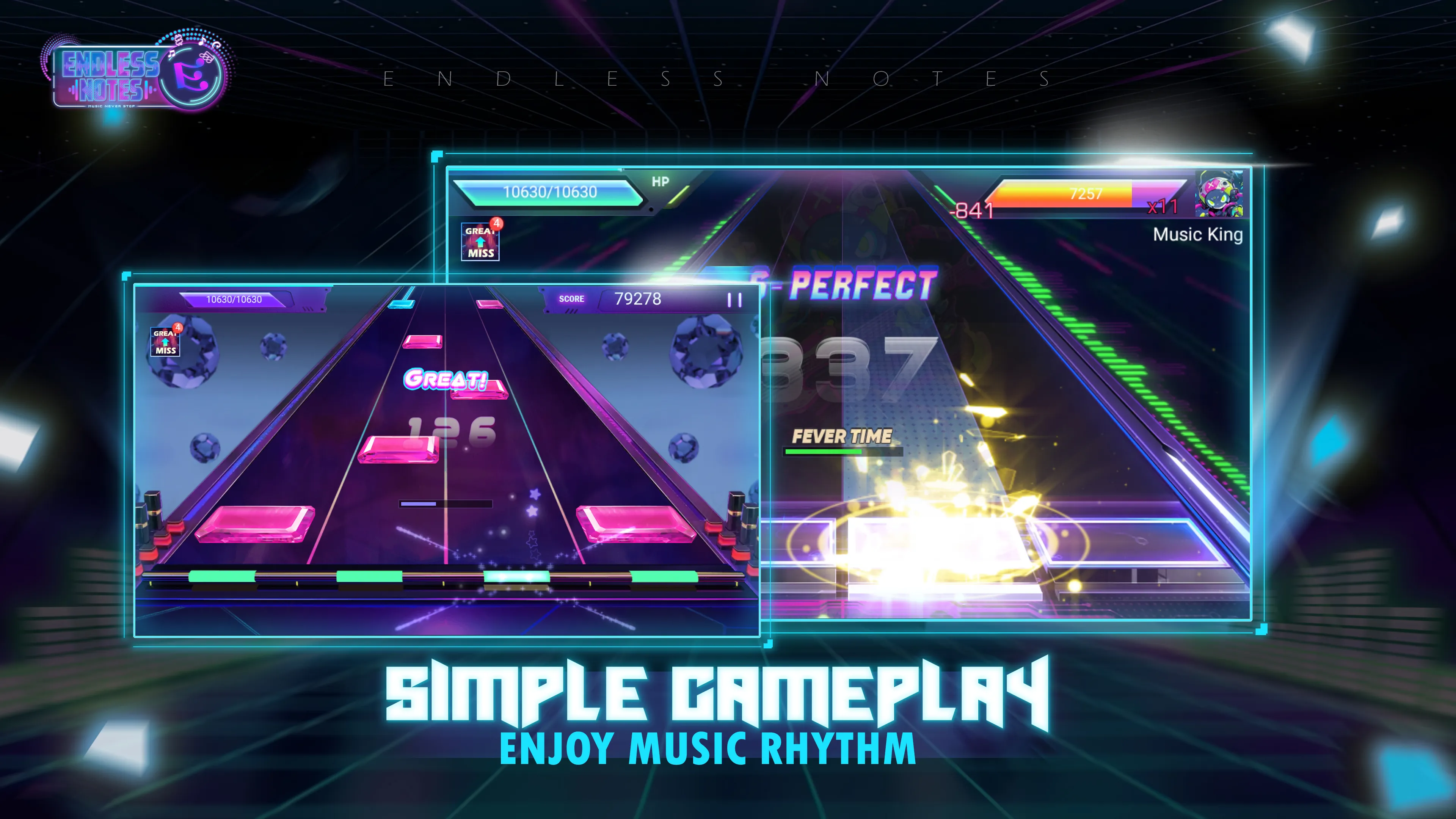 Endless Notes - Rhythm Master | Indus Appstore | Screenshot