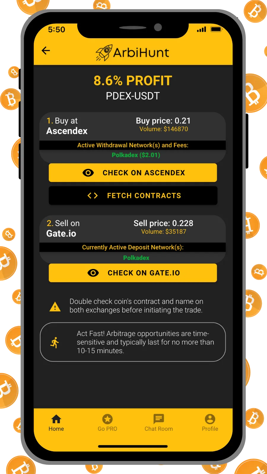 ArbiHunt - Crypto Arbitrage | Indus Appstore | Screenshot