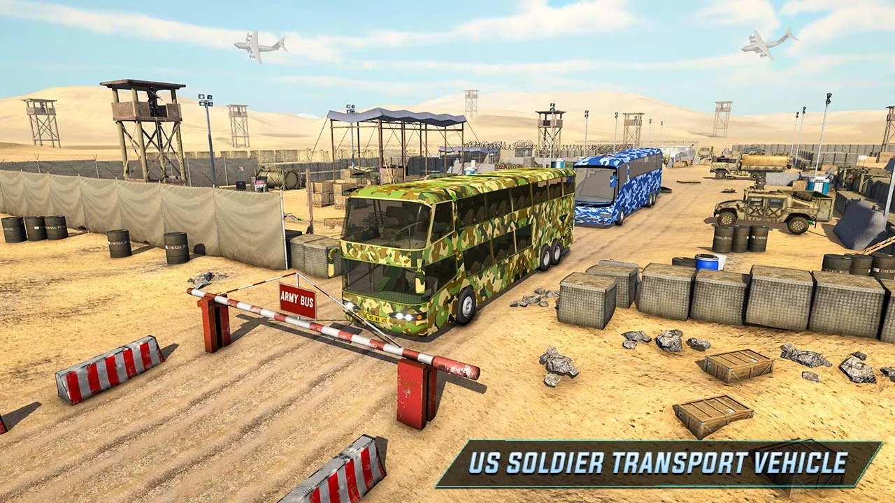 Army Bus Transporter Simulator | Indus Appstore | Screenshot