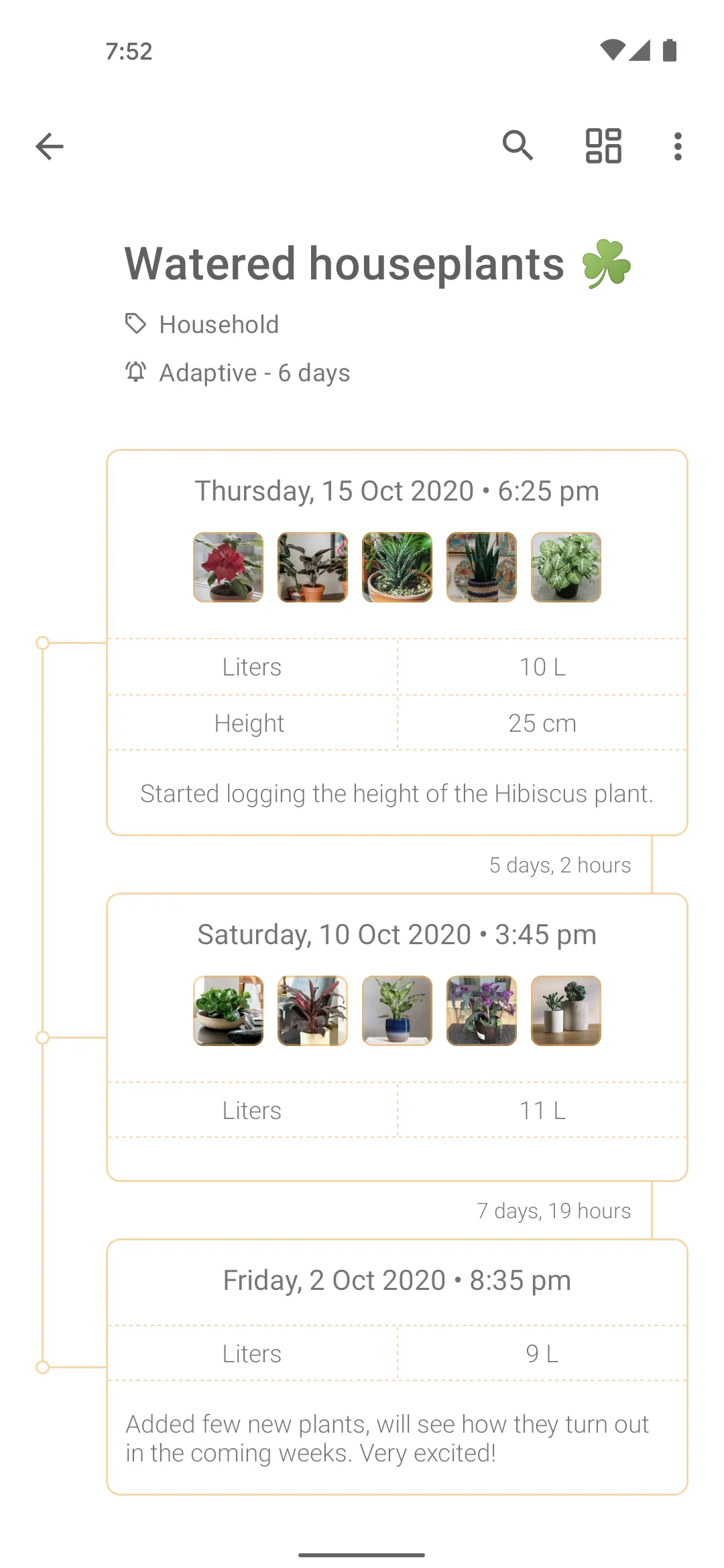 TimeJot - Event timeline log | Indus Appstore | Screenshot