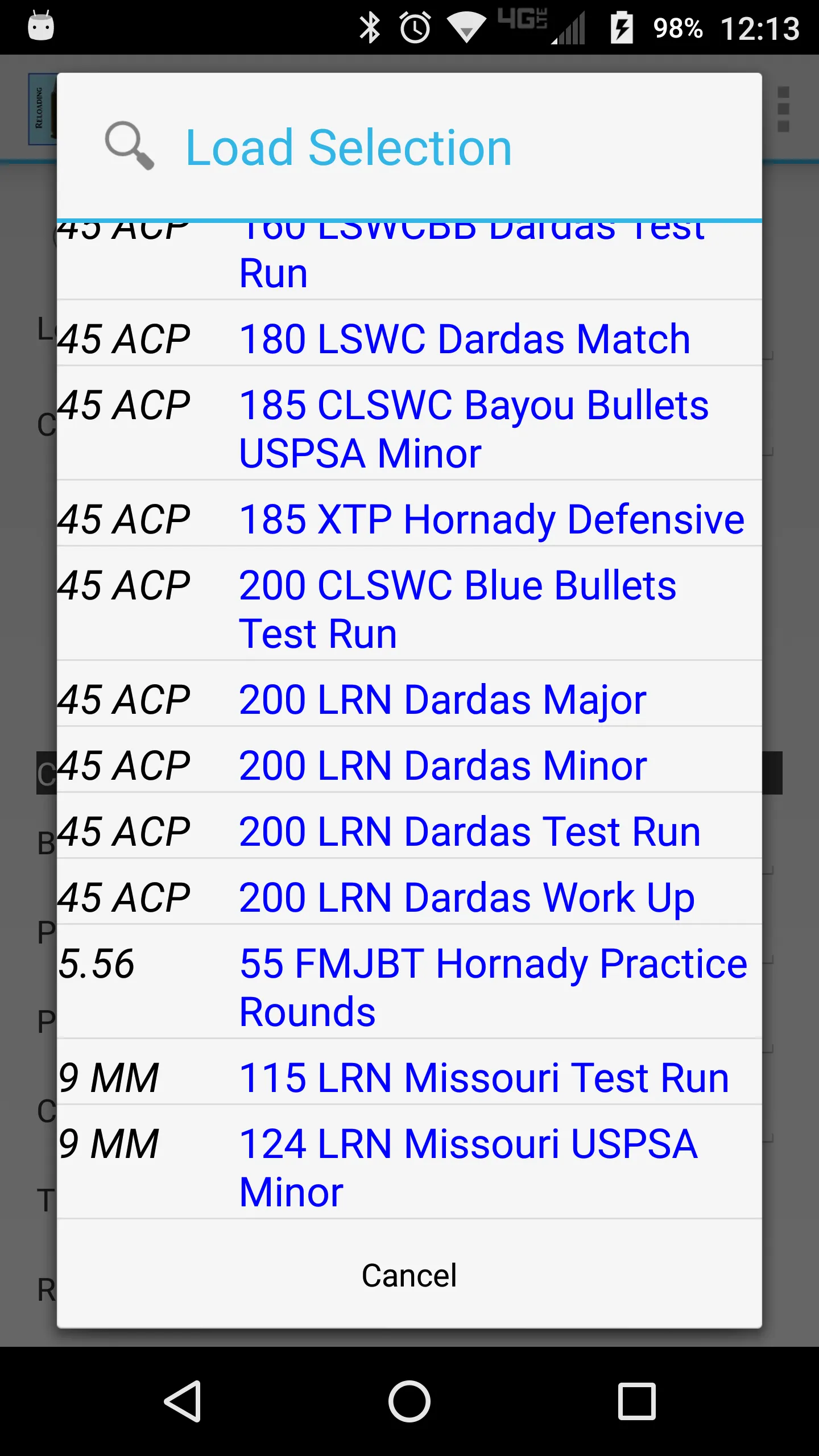 Reloading Calculator - Ammo | Indus Appstore | Screenshot