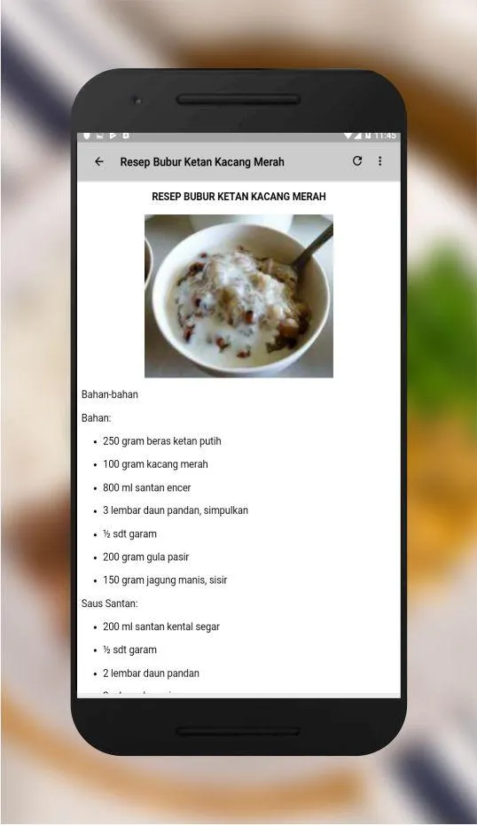 resep bubur ayam | Indus Appstore | Screenshot