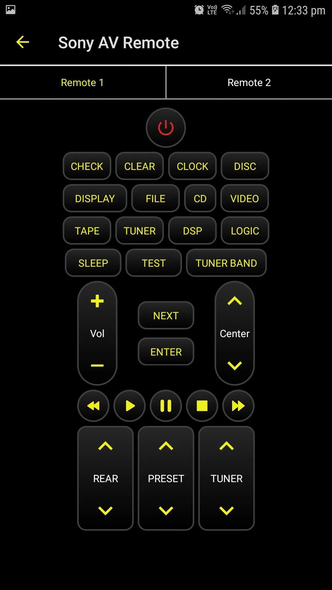 Universal Remote For AVR | Indus Appstore | Screenshot