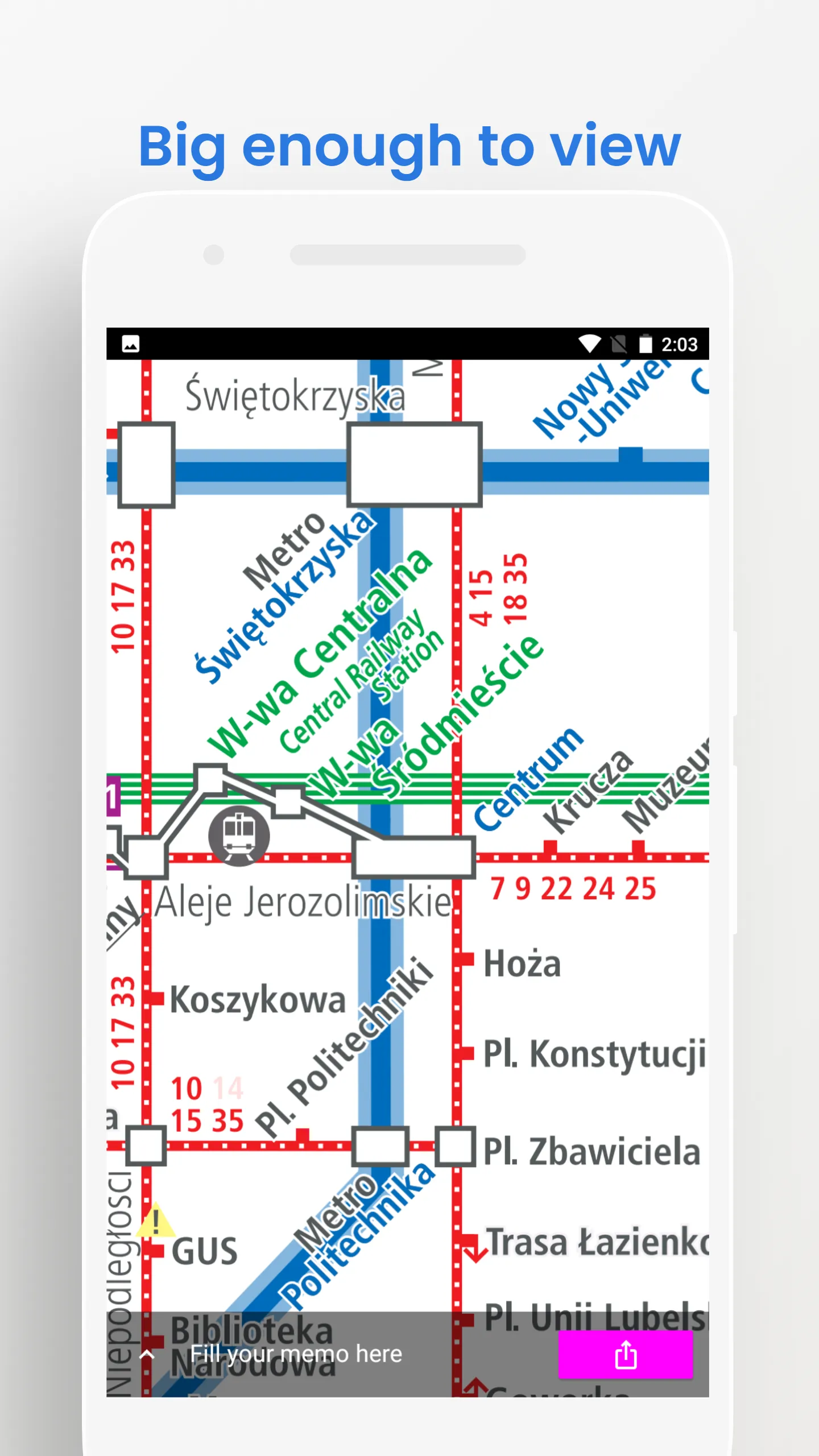 Warsaw Metro Bus Travel Guide | Indus Appstore | Screenshot