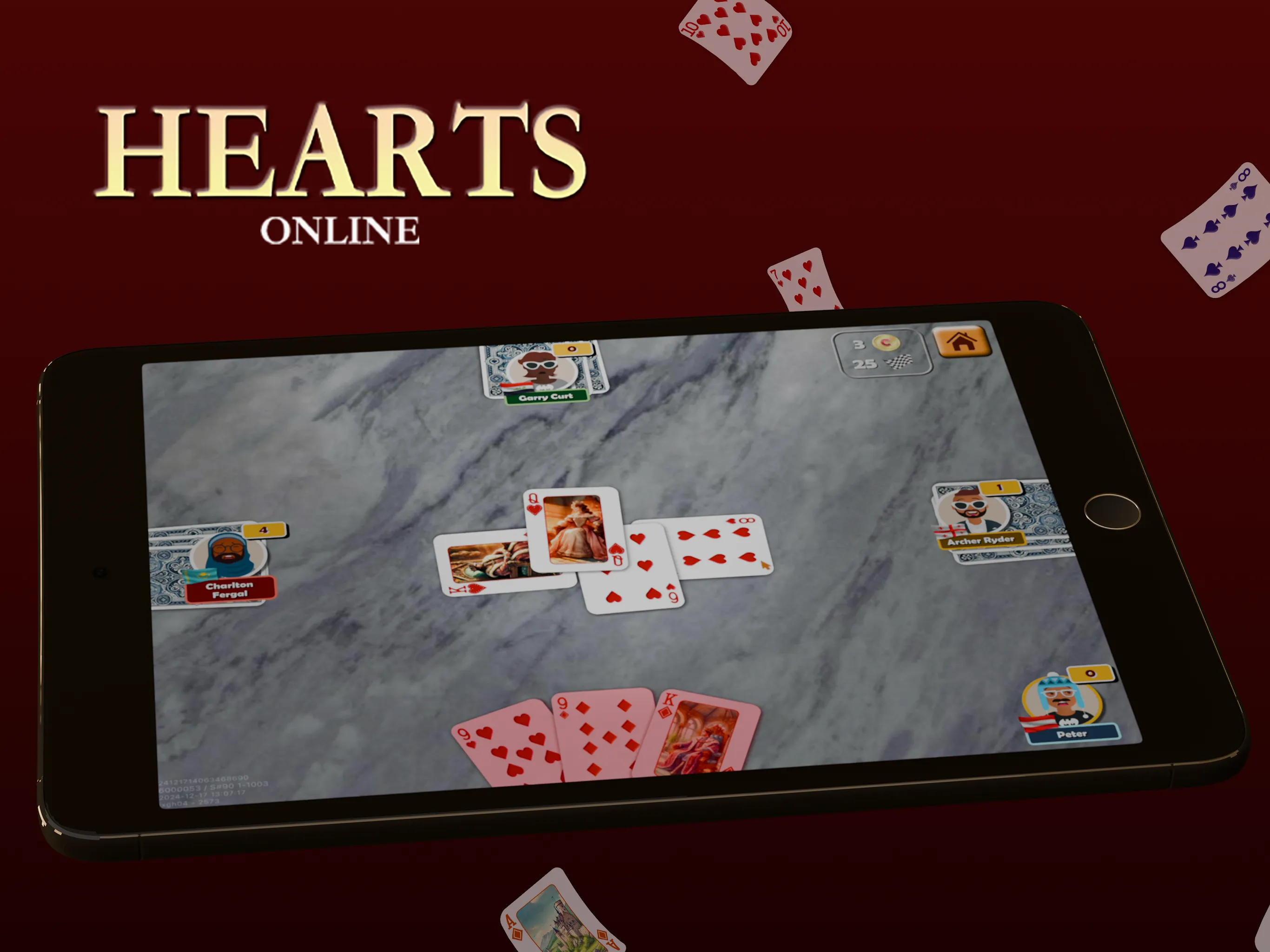 Hearts: Online Card Game | Indus Appstore | Screenshot