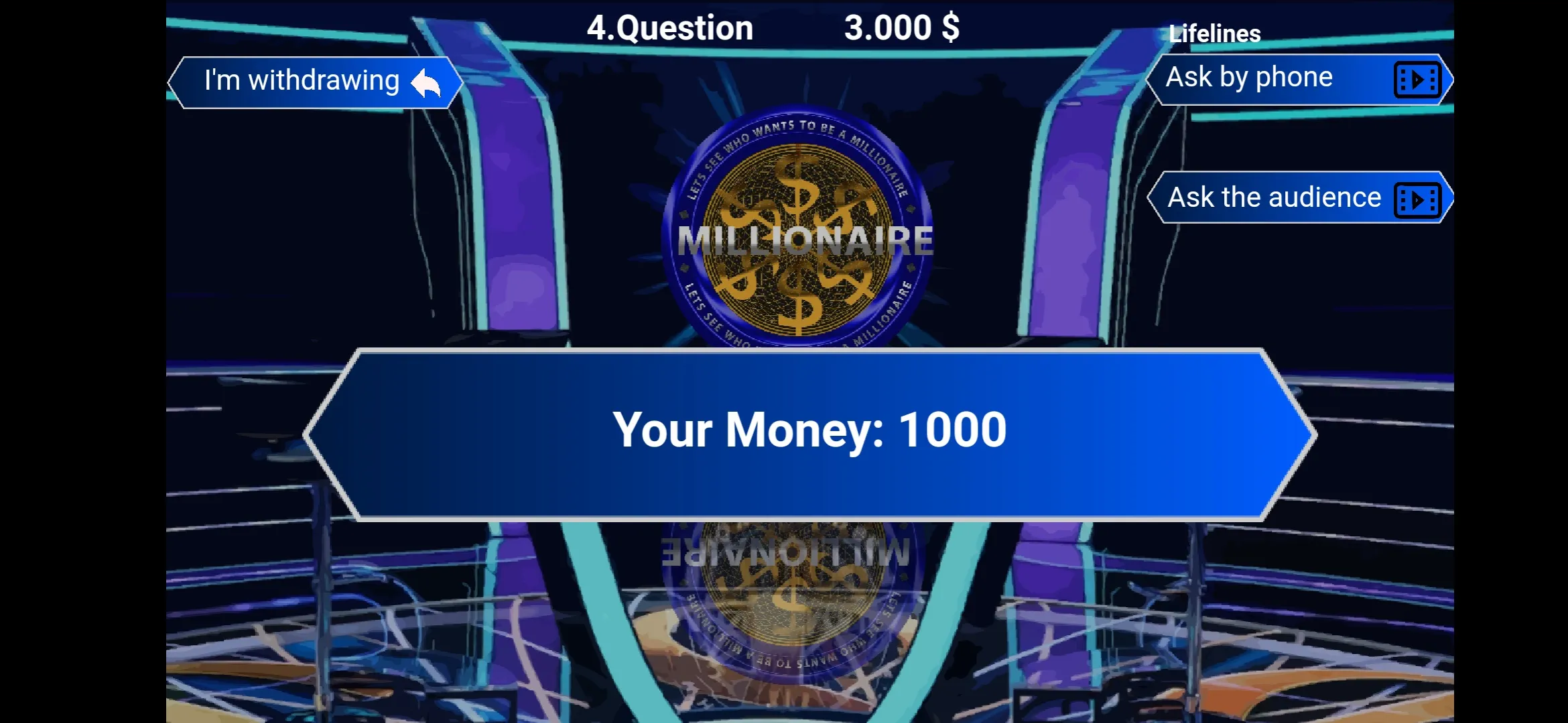 Wants to be a millionaire, who | Indus Appstore | Screenshot